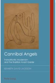 book cover of David Jackson's latest book, "Cannibal Angels". image shows a line drawing of a cactus and distorted human figure whose legs are larger than the rest of the body. figure is seated.