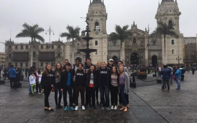 La Plaza Mayor in Lima, Perú